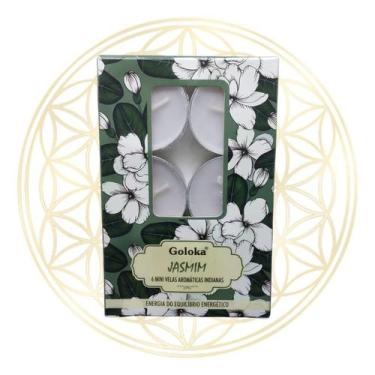Imagem de Vela Aromática Para Rechaud Indiana Goloka, JASMIM