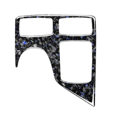 Imagem de FINMOKAL Painel de caixa de apoio de braço multimídia para console de fibra de carbono compatível com Benz M Class 2012-2015 GLE GLS 2016-2018 (serve apenas para LHD)