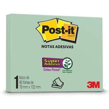 Imagem de Bloco Post-It 657 Menta Com 90 Folhas 3M