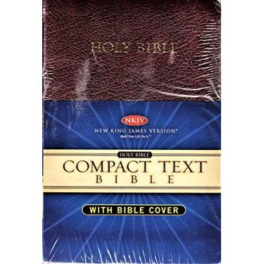 Imagem de Bíblia de texto compacto com capa bíblica - NKJV