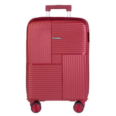 Imagem de Mala de bordo viagem 20" polipropileno Atlanta - Enluaze, Vermelho