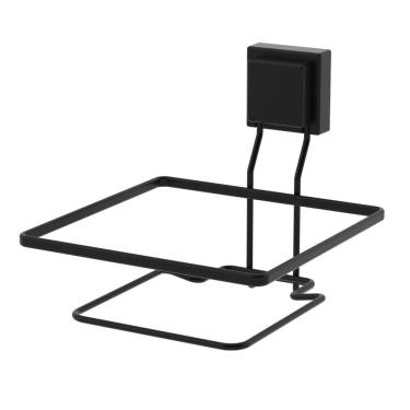 Imagem de Suporte Para Lixeira 20Cm Aço Carbono Ventosa Preto