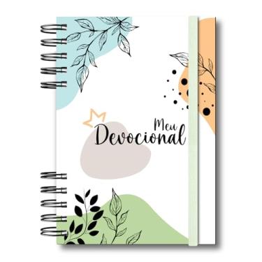 Imagem de Planner Devocional A5, Caderneta com Capa Dura, 208 Páginas, 21,5 x 15,5cm, Caderno de Anotações e Orações com Elástico e Bolso