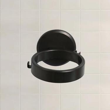 Imagem de Suporte universal para secador de cabelo, suporte de parede para secador de cabelo, gancho com plugue e organizador de cabos, autoadesivo