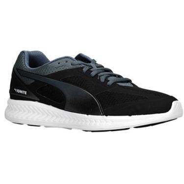 Imagem de PUMA Tênis de corrida feminino Ignite, Preto/prata/turbulência/verde pátina, 6