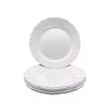Imagem de Prato Raso, Prato de Sobremesa Conjunto de Pratos Rasos – ElegâNcia E ResistêNcia para o Dia a Dia(8 unidades)