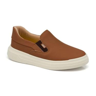 Imagem de Klin Infantil Capri Kids Sapatênis Menino, Caramelo, Tamanho 31, Slip-on, Casual, Conforto Anatômico