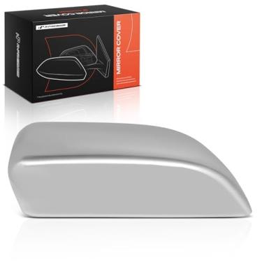 Imagem de A-Premium Tampa do espelho retrovisor do lado do passageiro - compatível com Chevrolet Tahoe Suburban & GMC Yukon XL e Cadillac Escalade ESV, 2015-2020 - Prata polida, sem furo de seta