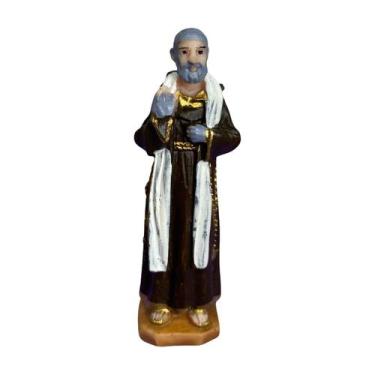Imagem de Escultura Padre Pio 7 Cm Em Resina - Perseverança - Lua Mística - 100%