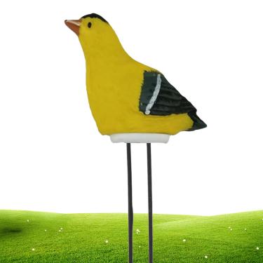 Imagem de Medidor de água do solo | Sensor de umidade de planta em forma de pássaro, higrômetro inteligente de plantas resina decoração de jardim para interior e exterior agricultura quintal pomar estufa