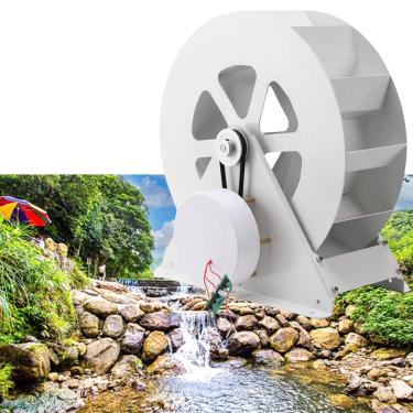 Imagem de Gerador HidráUlico PortáTil, Mini Gerador, GeraçãO De Energia De Baixa Velocidade, Engrenagem De Acionamento Por Correia Silenciosa, Para CóRregos E Rios Selvagens