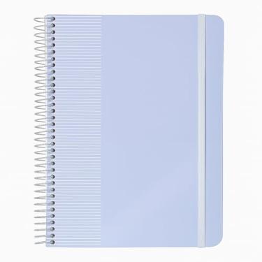 Imagem de Confetti - Caderno Universitário Cos 10x1 160 Folhas Pautado Capa Azul