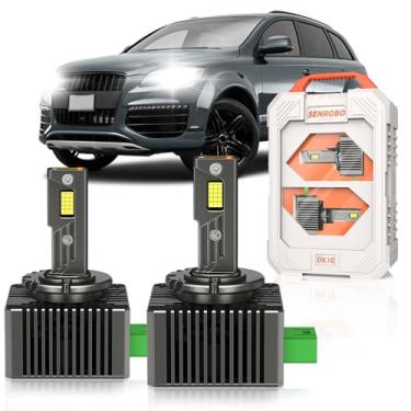 Imagem de SENROBO Apto para Audi 2010-2015 Q7 S4 S5 Quattro S3 2014-2017 Q5 Quattro RS5 SQ5 D3S somente, projetor 35W HID Light Replace, 6000K 30000LM 600% mais brilhante D3SC1 Bi-xenon Light, Pacote com 2