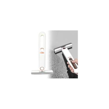 Imagem de Mini Mop Esfregão Portátil, Branco, Plástico e Esponja, Retrátil e Dobrável, 28.5cm, para Limpeza de Pias, Bancadas, Vidros e Espelhos