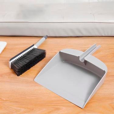 Imagem de Kit Pá e Escova de Mão para Limpeza, Cesto de Lixo, Conjunto Mini Vassoura e Pazinhas, Design Compacto e Multiuso para Casa, Escritório e Banheiro