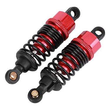 Imagem de Generic Suportes de Choque para Carro RC, Metal Durável, 85 Mm, Adequado para JLB HSP, 2 Peças Vermelho para Carro RC de Caminhão Curto 1/10 (60MM)
