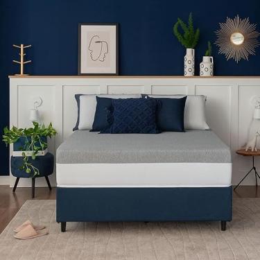 Imagem de Base para Cama Box King Guldi com Guarda Objetos Azul