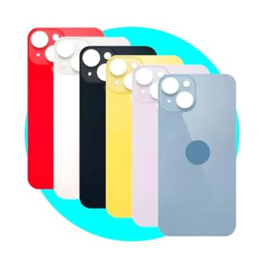 Imagem de Tampa Traseira De Vidro Para iPhone 14 (Azul)