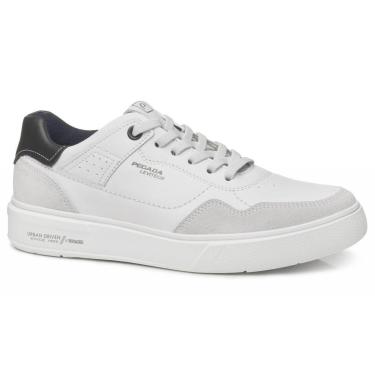 Imagem de Sapatênis Pegada Casual em Couro 111903-01 Masculino Branco-Masculino