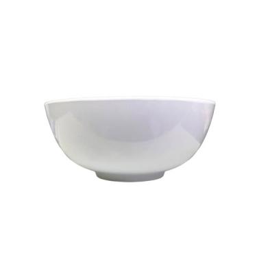 Imagem de Conjunto 6 Tigelas Branca Redonda Melamina 17,5cm - Sakes