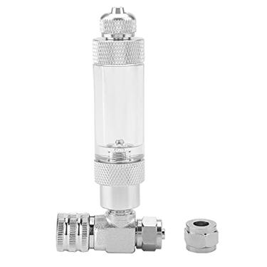 Imagem de HEEPDD Regulador de Co2 para Aquário, Válvula de Agulha de Aço Inoxidável Com Contador de Bolhas para Tanque de Peixes, Válvula de Micro Medição Com Superfície (Microválvula de cabeça dupla +