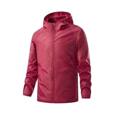 Imagem de Jaqueta Impermeável Unissex Para Caminhadas, Corta-Vento, Proteção Sol