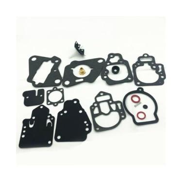 Imagem de Kit de reparo de carburador peças 1 conjunto para Mercury 6-25hp 2 cilindros reconstrução acessórios 1395-97611(4SET)