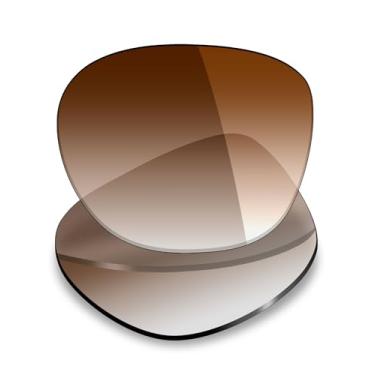 Imagem de Mryok Lentes de reposição UV400 para óculos de sol Oakley Pampered, HD Polarized, proteção UV, resistente a impactos e ajuste perfeito - Marrom dégradé