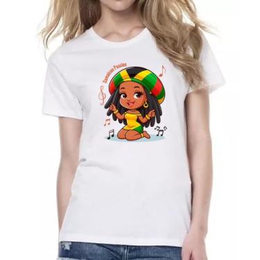 Imagem de Camiseta Baby Look Jamaixa Paixao Reggae, GG