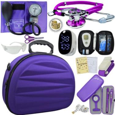 Imagem de Kit Enfermagem Maleta Medica Super Luxo Completa Promocao - Love Saude