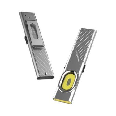 Imagem de Lanterna Magnética Ultrafina Warstar Com Fonte De Luz Dupla 600 Lumens