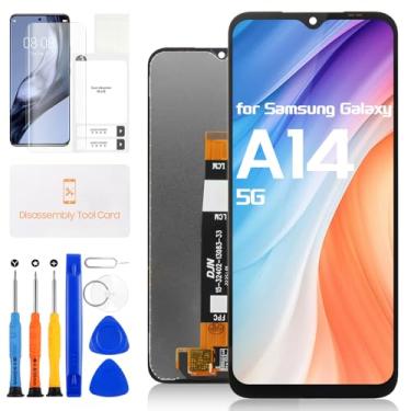 Imagem de Substituição de tela para Samsung Galaxy A14 5G Display LCD para Samsung A14 5G tela LCD sensível ao toque vidro digitalizador SM-A146U SM-A146A SM-A146W Montagem completa com peças de reparo 16.8 cm
