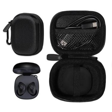 Imagem de getgear Capa de fone de ouvido compatível com fones de ouvido Raycon Fitness Bluetooth True Wireless (preto)