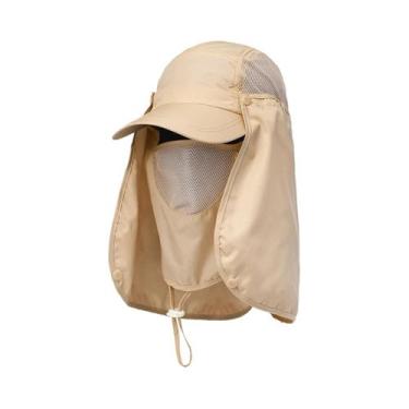 Imagem de Boné de Pesca com Proteção UV - Ideal para Esportes ao Ar Livre e Cami