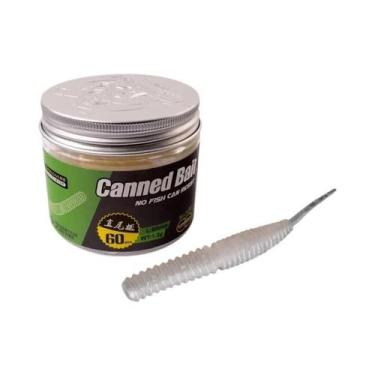 Imagem de 60 Iscas Artificiais Mini Camarão Macio De 1.2g E 6cm Para Pesca De Ro