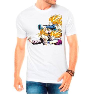 Imagem de Camiseta desenho dragon ball z camisa masculina lançamento 01 - DESIGN
