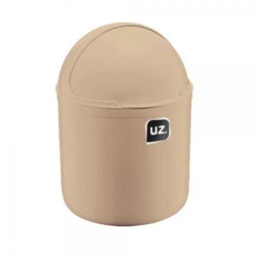 Imagem de Lixeira De Pia / Balcão 4 Litros Redondo Com Tampa Basculante Uz Premi