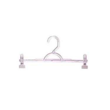 Imagem de Kit Cabide Acrílico Saia Calça Com Presilha 33cm - MMF