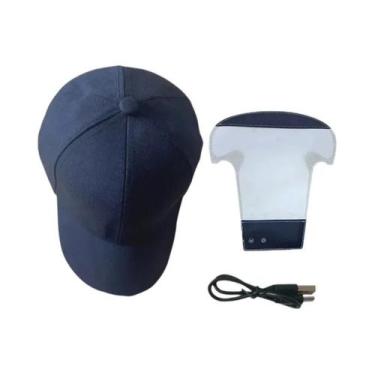 Imagem de Boné De Terapia Com Luz LED Vermelha E Azul Para Crescimento Capilar E