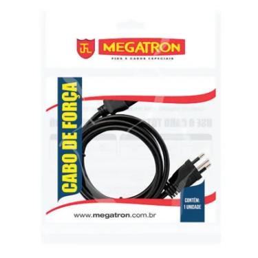 Imagem de Cabo De Forca Para Cpu 1,8m TriPolegadasar Megatron 75752