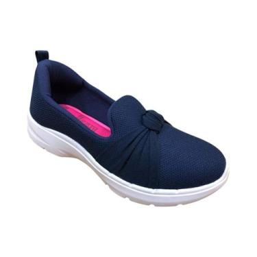 Imagem de Tênis Feminino Casual Macio Slip On Sem Cadarço Confortável - La Fitty