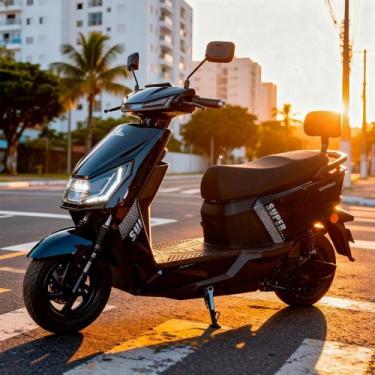 Imagem de Scooter Elétrica WeHawk WX05 1000W  60V 20Ah  Até 60km  Sem CNH, Preto