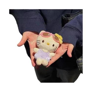 Imagem de Pingente De Pelúcia De Gato Fofo Com Tema De Sushi De Arroz E Vegetais