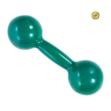 Imagem de Halter Emborrachado 8Kg Musculação/Exercícios/Fitness/Academia.-Unissex