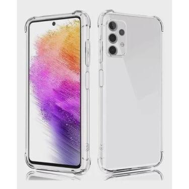 Imagem de Capinha Samsung A73 5G Silicone Anti Impacto Transparente - MBOX