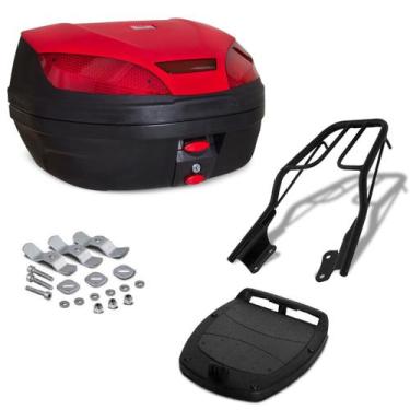 Imagem de Baú Bauleto Moto 52 Litros Com Bagageiro Cb 250 Twister - PRO TORK, VE