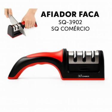 Imagem de Afiador SQ-3902 com 3 níveis de afiação, ideal para recuperar, alinhar