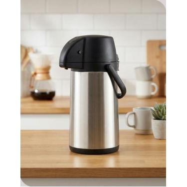 Imagem de Airpot Mor Garrafa Térmica 2,5L Inox com Alavanca