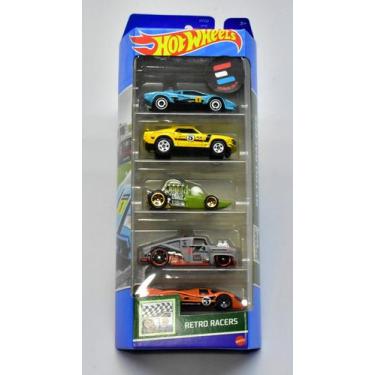 Imagem de Hot wheels - pack 5 carros - hot wheels retro racers