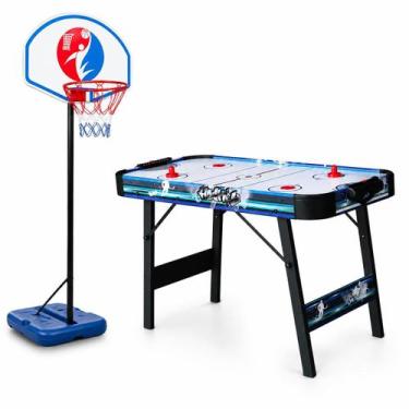 Imagem de Mesa air hockey game aereo cesta movel basquete movel - Ahead Sports